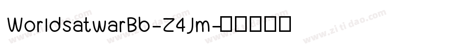 WorldsatwarBb-Z4Jm字体转换