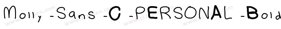 Molly-Sans-C-PERSONAL-Bold-2字体转换