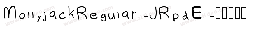 MollyjackRegular-JRpdE字体转换