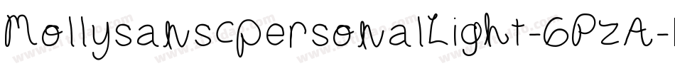 MollysanscpersonalLight-6PzA字体转换