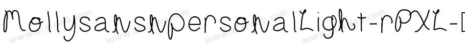 MollysansnpersonalLight-rPXL字体转换