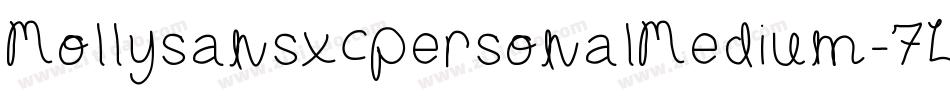 MollysansxcpersonalMedium-7LDB字体转换