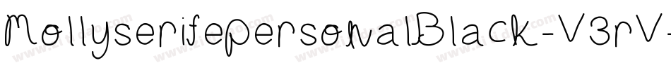 MollyserifepersonalBlack-V3rV字体转换