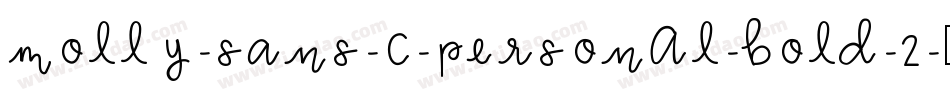 Molly-Sans-C-PERSONAL-Bold-2字体转换