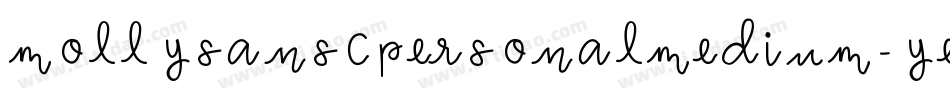 MollysanscpersonalMedium-yeae字体转换