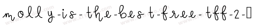 molly-is-the-best-free-TFF-2字体转换