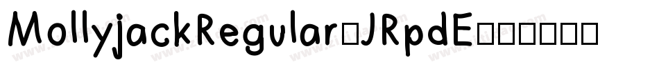 MollyjackRegular-JRpdE字体转换