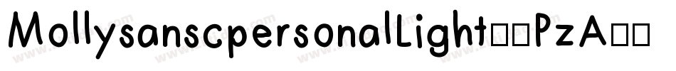 MollysanscpersonalLight-6PzA字体转换