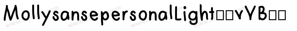 MollysansepersonalLight-1vVB字体转换