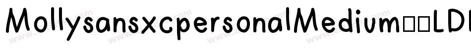 MollysansxcpersonalMedium-7LDB字体转换