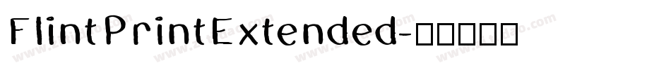 FlintPrintExtended字体转换