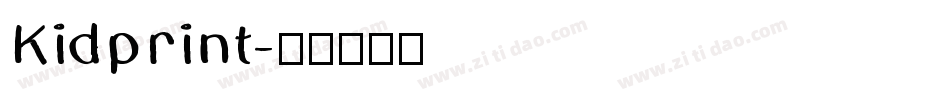 Kidprint字体转换