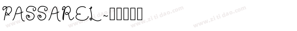 PASSAREL字体转换