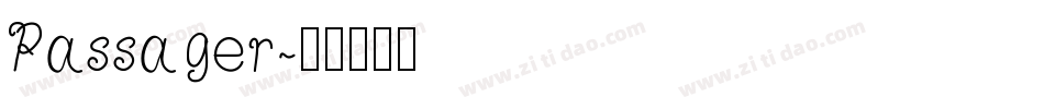 Passager字体转换