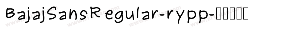 BajajSansRegular-rypp字体转换