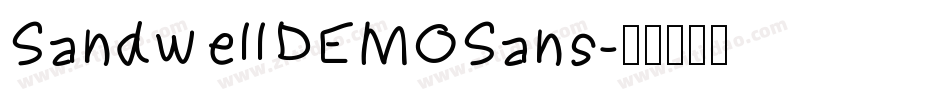 SandwellDEMOSans字体转换
