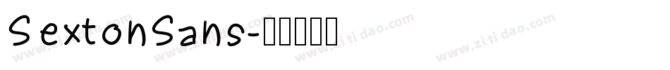 SextonSans字体转换