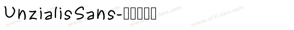 UnzialisSans字体转换