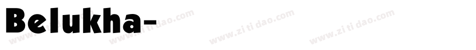 Belukha字体转换