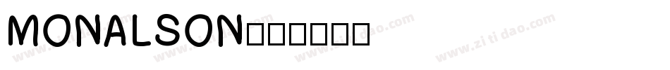 MONALSON字体转换