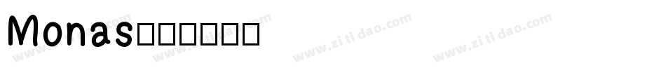 Monas字体转换