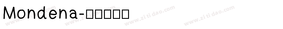 Mondena字体转换