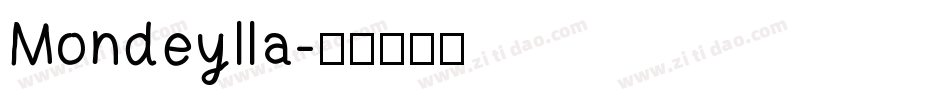 Mondeylla字体转换