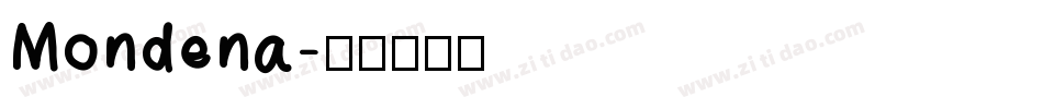 Mondena字体转换