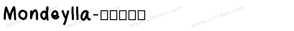 Mondeylla字体转换