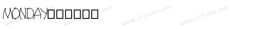 Monday字体转换