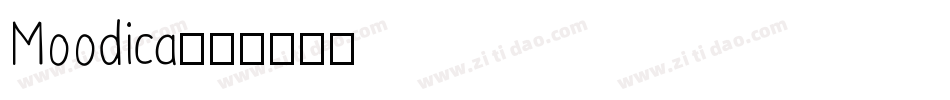 Moodica字体转换