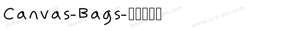 Canvas-Bags字体转换