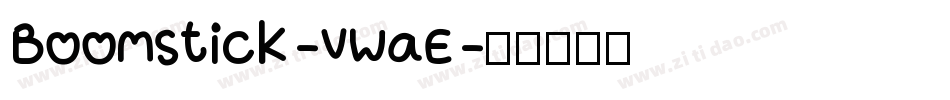 Boomstick-vwaE字体转换