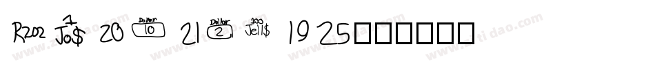 mathulesy字体转换