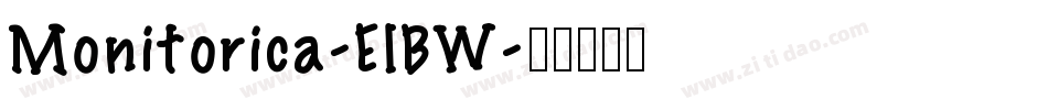 Monitorica-ElBW字体转换