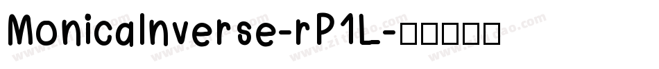 MonicaInverse-rP1L字体转换