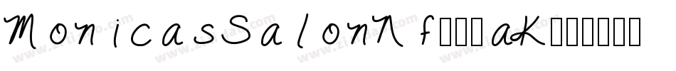 MonicasSalonNf-24aK字体转换