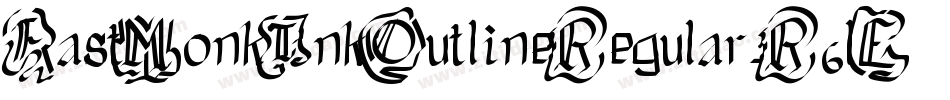 FastMonkInkOutlineRegular-R6lE字体转换