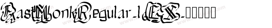 FastMonkRegular-l6EX字体转换