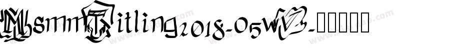 MsmmTitling2018-o5wV字体转换