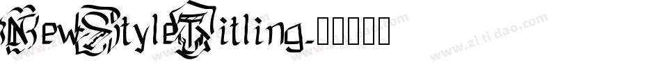 NewStyleTitling字体转换 NewStyleTitling字体转换