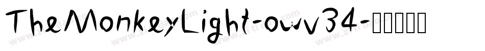 TheMonkeyLight-owv34字体转换