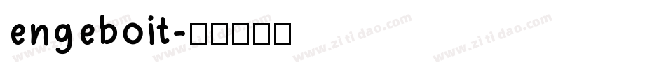 engeboit字体转换