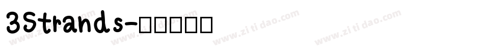 3Strands字体转换