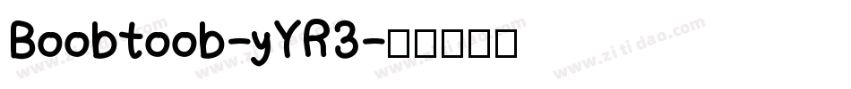 Boobtoob-yYR3字体转换