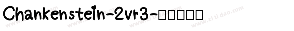 Chankenstein-2vr3字体转换