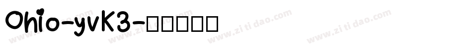 Ohio-yvK3字体转换