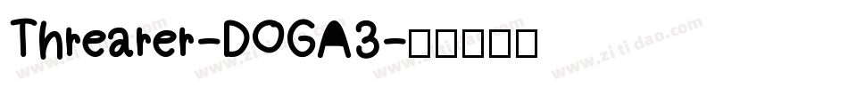 Threarer-DOGA3字体转换