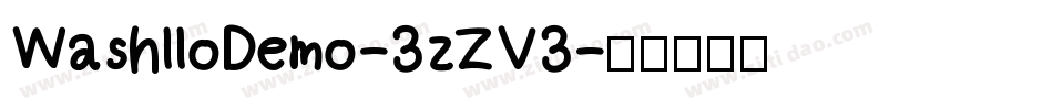 WashlloDemo-3zZV3字体转换
