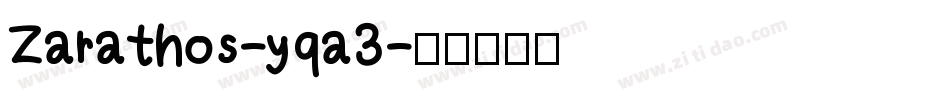 Zarathos-yqa3字体转换